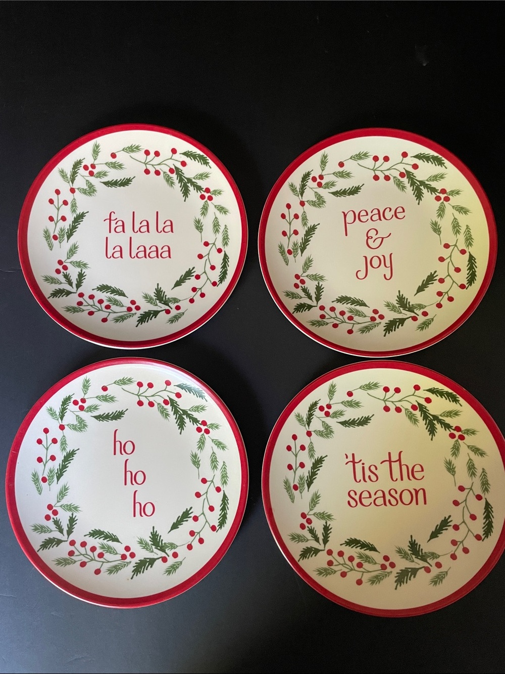 Threshold 6.8” 4 pk Melamine Appetizer  plates
